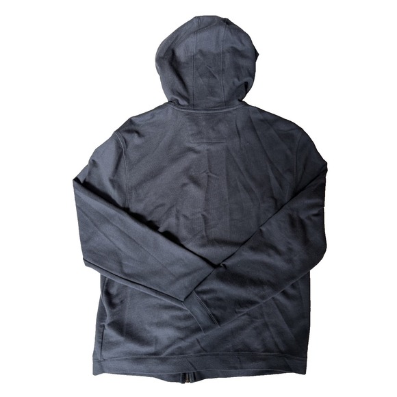 John Varvatos Black Full Zip Men's Cotton Hoodie 3 Stars Size Large - Picture 2 of 6